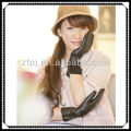 Estilo de la muchacha 2013 favorita guantes de cuero del cuero del estilo los 30cm
